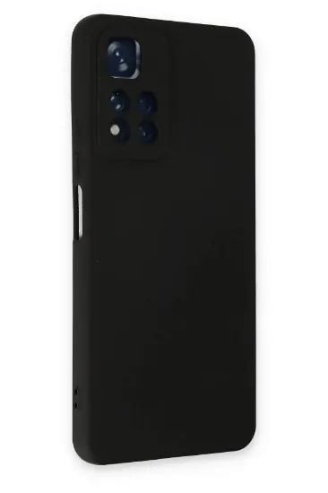 Newface Xiaomi Redmi Note 11 Pro Plus 5G Kılıf Nano içi Kadife Silikon - Siyah resmi