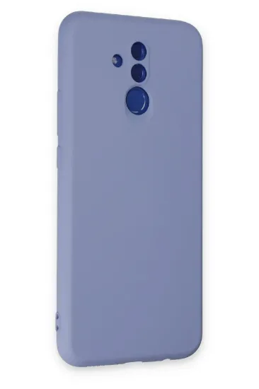 Newface Huawei Mate 20 Lite Kılıf Nano içi Kadife Silikon - Lila resmi