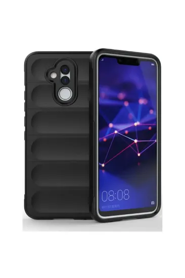 Newface Huawei Mate 20 Lite Kılıf Optimum Silikon - Siyah resmi