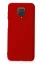 Newface Xiaomi Redmi Note 9 Pro Kılıf Nano içi Kadife Silikon - Kırmızı resmi