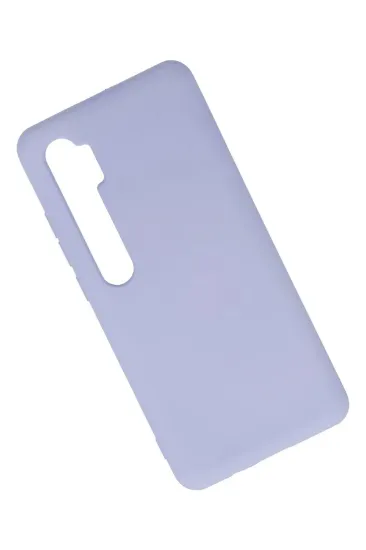 Newface Xiaomi Mi Note 10 Lite Kılıf Nano içi Kadife Silikon - Lila resmi