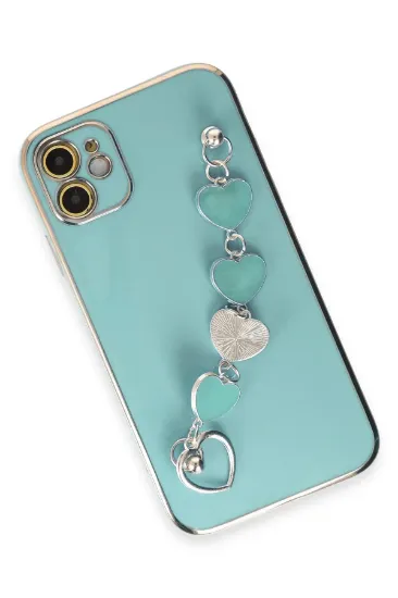 Newface iPhone 12 Kılıf Esila Silikon - Su Yeşili resmi