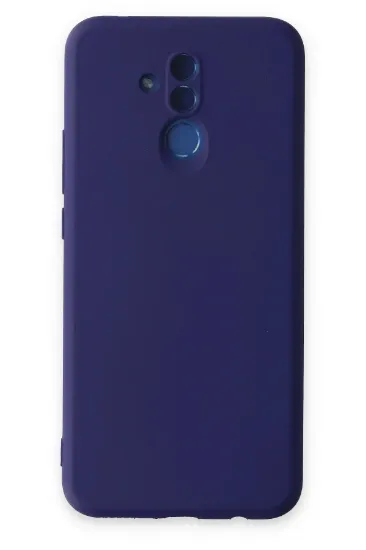 Newface Huawei Mate 20 Lite Kılıf Nano içi Kadife Silikon - Mor resmi
