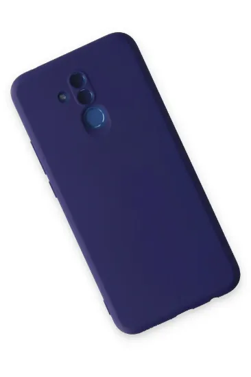 Newface Huawei Mate 20 Lite Kılıf Nano içi Kadife Silikon - Mor resmi