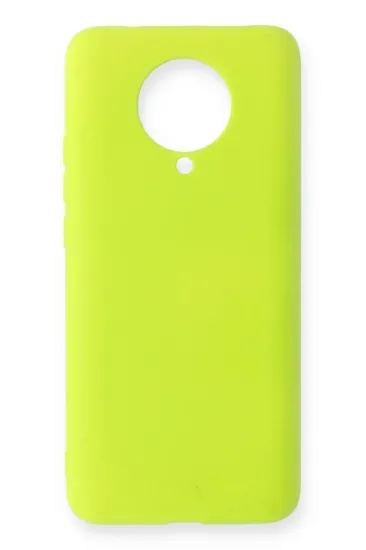 Newface Xiaomi Redmi K30 Pro Kılıf Nano içi Kadife Silikon - Sarı resmi