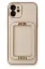 Newface iPhone 12 Kılıf Coco Elit Kapak - Gold resmi