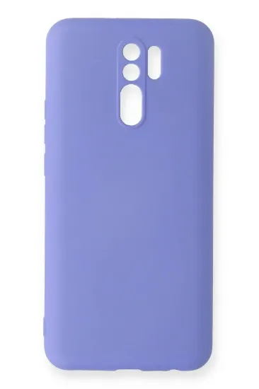 Newface Xiaomi Redmi 9 Kılıf Nano içi Kadife Silikon - Lila resmi