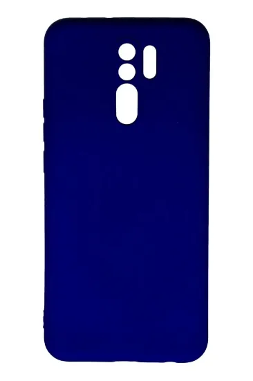 Newface Xiaomi Redmi 9 Kılıf Nano içi Kadife Silikon - Lacivert resmi
