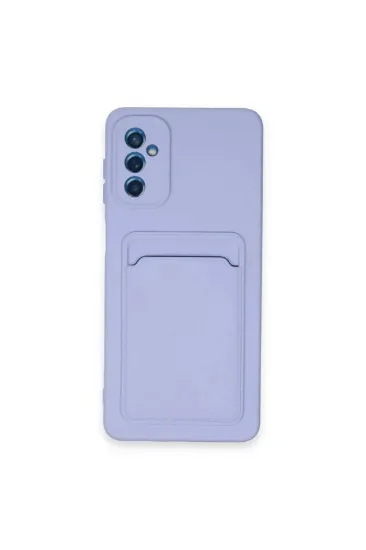 Newface Samsung Galaxy A14 4G Kılıf Kelvin Kartvizitli Silikon - Lila resmi