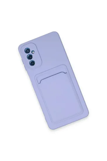 Newface Samsung Galaxy A14 4G Kılıf Kelvin Kartvizitli Silikon - Lila resmi