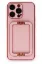 Newface iPhone 13 Pro Max Kılıf Coco Elit Kapak - Pembe resmi