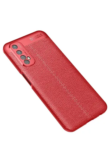 Newface Realme 7 Kılıf Auto Focus Kapak - Kırmızı resmi