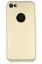 Newface iPhone 7 Kılıf First Silikon - Gold resmi