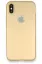 Newface iPhone X Kılıf First Silikon - Gold resmi