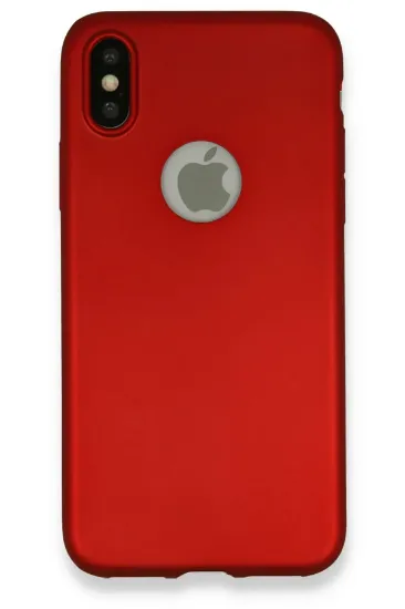 Newface iPhone X Kılıf First Silikon - Bordo resmi