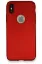 Newface iPhone X Kılıf First Silikon - Bordo resmi