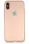 Newface iPhone X Kılıf First Silikon - Rose Gold resmi