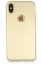 Newface iPhone XS Max Kılıf First Silikon - Gold resmi