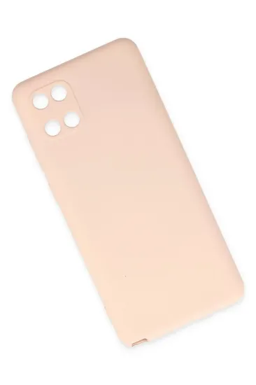 Newface Samsung Galaxy A81 / Note 10 Lite Kılıf Nano içi Kadife Silikon - Pudra resmi