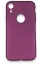 Newface iPhone XR Kılıf First Silikon - Mürdüm resmi