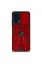 Newface Xiaomi Redmi Note 12 4G Kılıf Pars Lens Yüzüklü Silikon - Kırmızı resmi