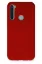 Newface Xiaomi Redmi Note 8 Kılıf Nano içi Kadife Silikon - Kırmızı resmi