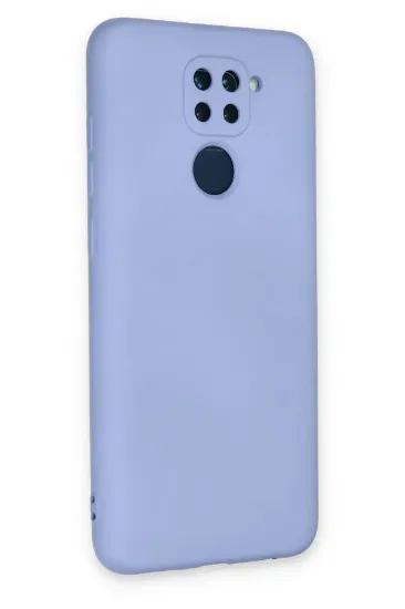 Newface Xiaomi Redmi Note 9 Kılıf Nano içi Kadife Silikon - Lila resmi