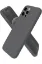 Newface iPhone 12 Pro Max Kılıf First Silikon - Gri resmi