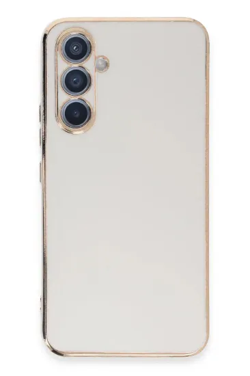 Newface Samsung Galaxy A54 5G Kılıf Volet Silikon - Beyaz resmi