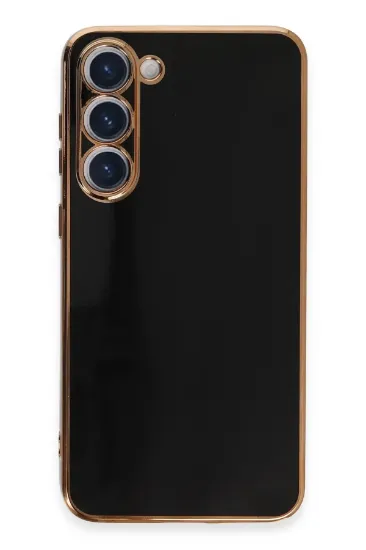 Newface Samsung Galaxy S23 Kılıf Volet Silikon - Siyah resmi