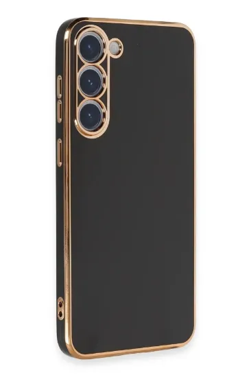 Newface Samsung Galaxy S23 Kılıf Volet Silikon - Siyah resmi