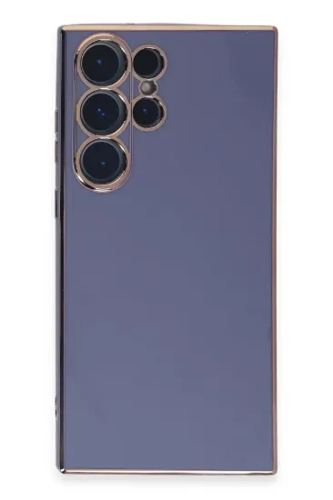 Newface Samsung Galaxy S23 Ultra Kılıf Volet Silikon - Mavi resmi