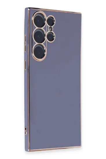 Newface Samsung Galaxy S23 Ultra Kılıf Volet Silikon - Mavi resmi