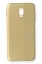 Newface Samsung Galaxy C8 Kılıf First Silikon - Gold resmi