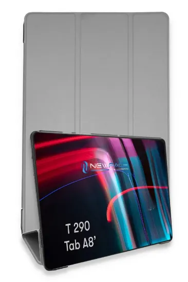 Newface Samsung Galaxy T290 Tab A 8 Kılıf Tablet Smart Kılıf - Gri resmi