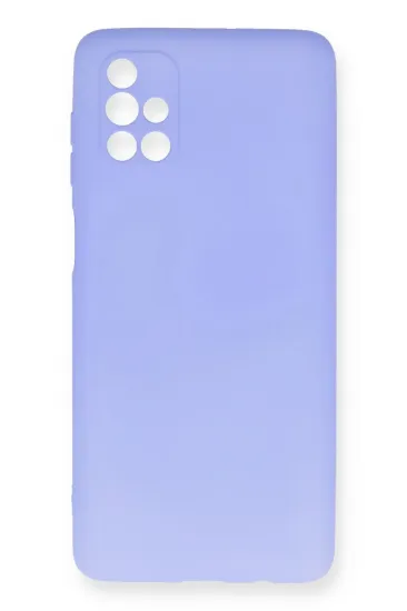 Newface Samsung Galaxy M51 Kılıf First Silikon - Lila resmi