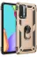 Newface Xiaomi Redmi 9T Kılıf Sofya Yüzüklü Silikon Kapak - Gold resmi