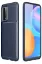 Newface Huawei P Smart 2021 Kılıf Auto Focus Karbon Kapak - Lacivert resmi