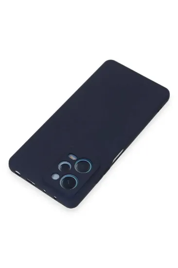 Newface Xiaomi Redmi Note 12 Pro 5G Kılıf Nano içi Kadife Silikon - Lacivert resmi