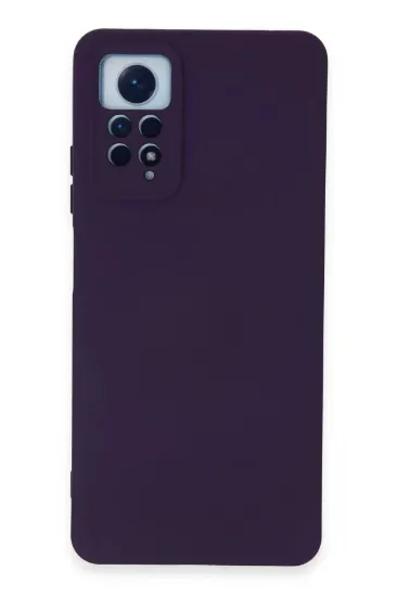 Newface Xiaomi Redmi Note 12 Pro 4G Kılıf Nano içi Kadife Silikon - Mor resmi