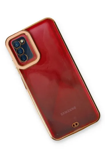 Newface Samsung Galaxy A03S Kılıf Liva Lens Silikon - Rose resmi