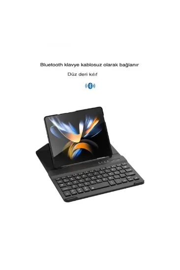 Newface Universal Universal Kılıf Fold Klavye - Siyah resmi
