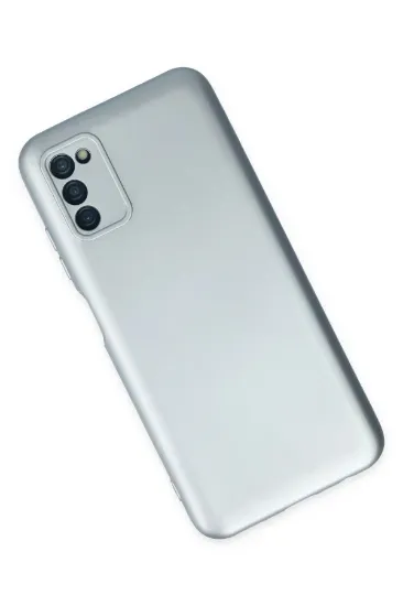 Newface Samsung Galaxy A03S Kılıf Nano içi Kadife Silikon - Sky Blue resmi