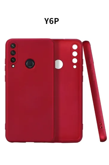 Newface Huawei Y6P Kılıf First Silikon - Bordo resmi