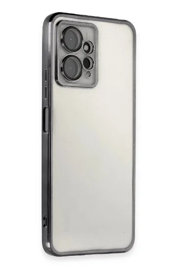 Newface Xiaomi Redmi Note 12 4G Kılıf Razer Lensli Silikon - Siyah resmi