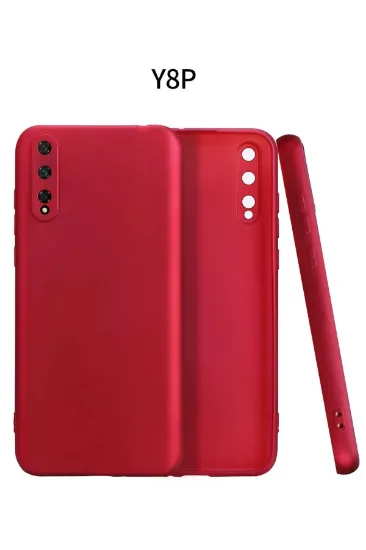 Newface Huawei Y8P Kılıf First Silikon - Bordo resmi