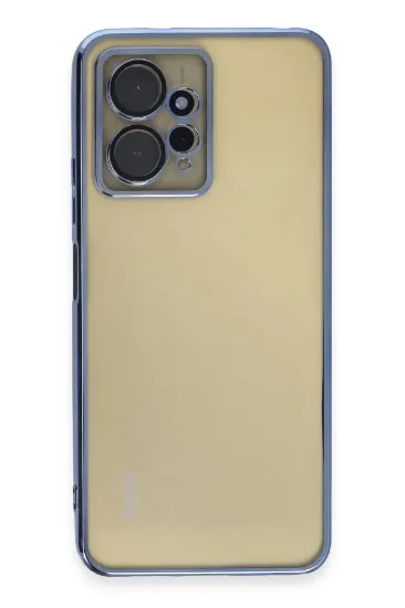 Newface Xiaomi Redmi Note 12 4G Kılıf Razer Lensli Silikon - Açık Mavi resmi