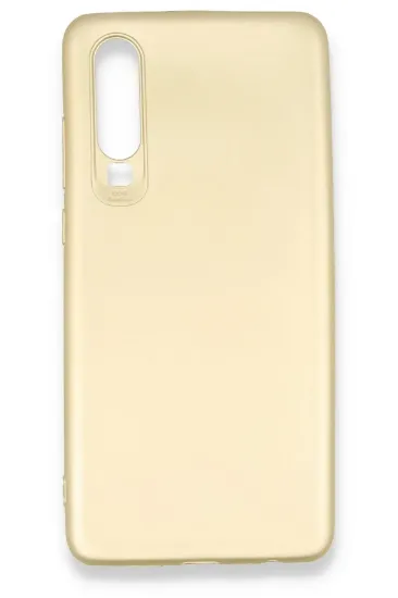 Newface Huawei P30 Kılıf First Silikon - Gold resmi