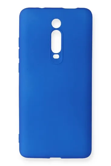Newface Xiaomi Mi 9T Kılıf First Silikon - Mavi resmi