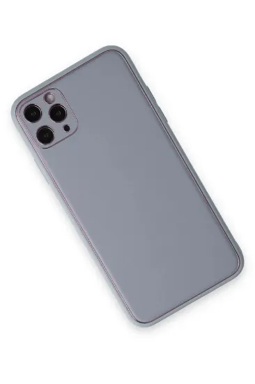 Newface iPhone 11 Pro Kılıf Coco Deri Silikon Kapak - Turkuaz resmi